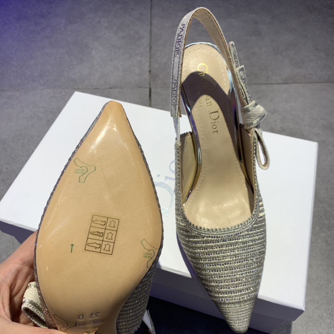 Dior J'Adior Slingback Pump With Heel Height Of 9.5cm - EUR FASHION