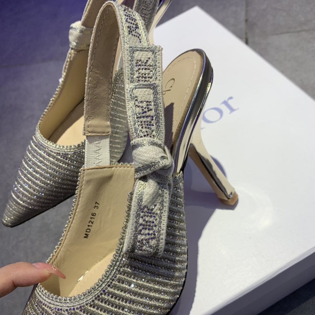 Dior J'Adior Slingback Pump With Heel Height Of 9.5cm - EUR FASHION