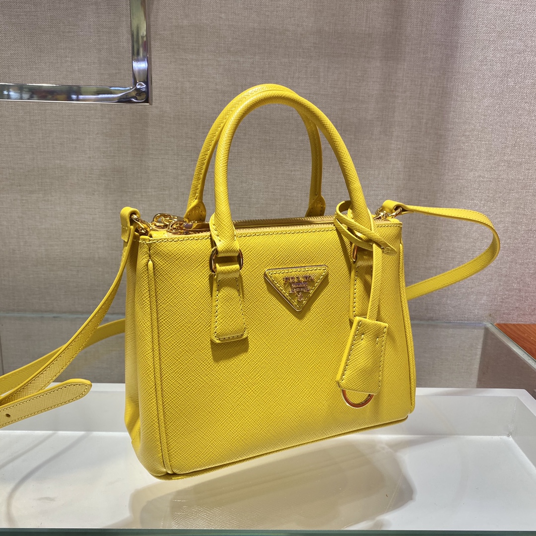 Prada Galleria Saffiano Leather Micro-Bag(20-14.5-9.5cm)   1BA906 - EUR FASHION