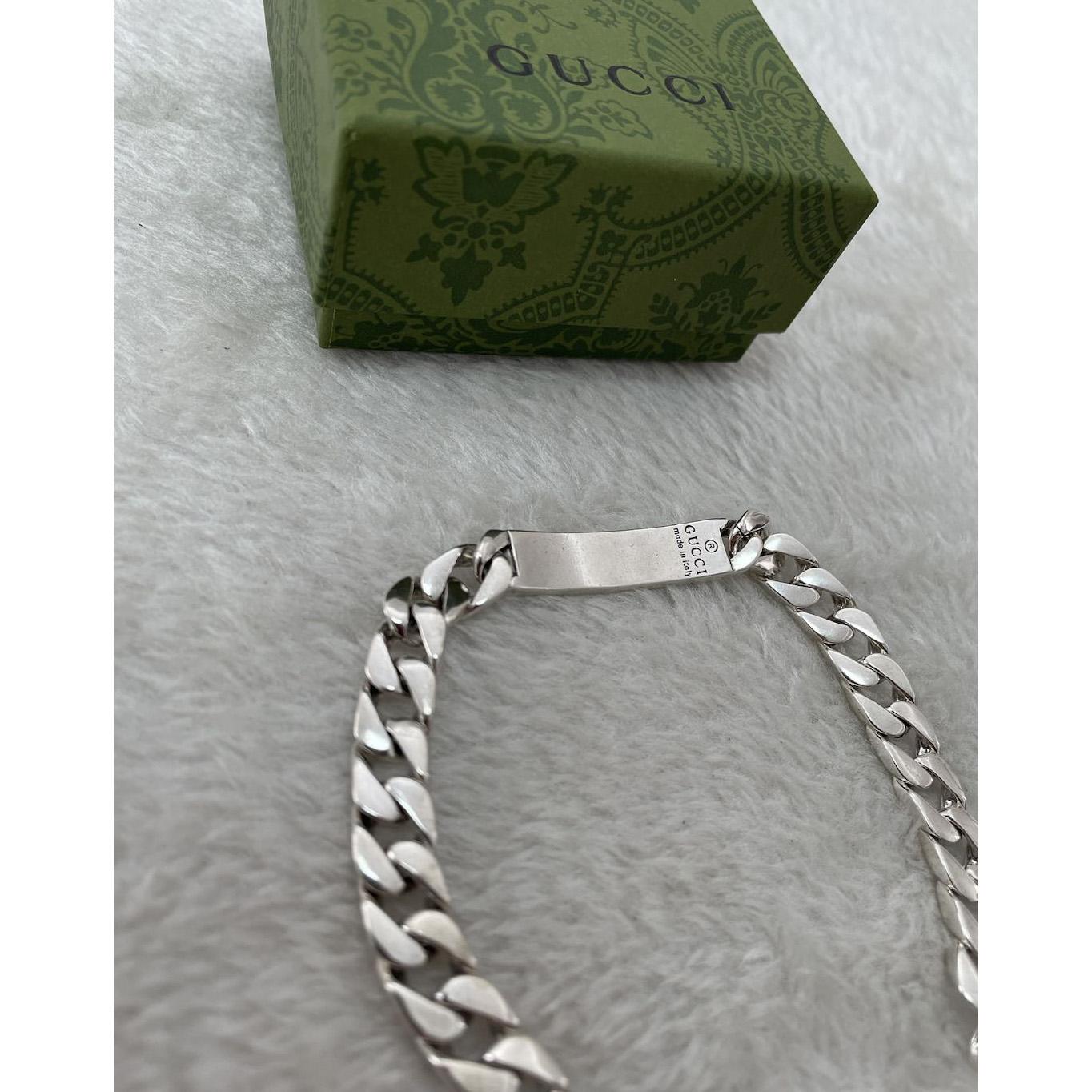 Gucci Ghost Chain Bracelet In Silver - EUR FASHION