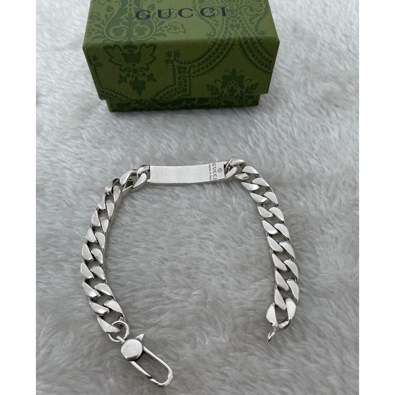 Gucci Ghost Chain Bracelet In Silver - EUR FASHION