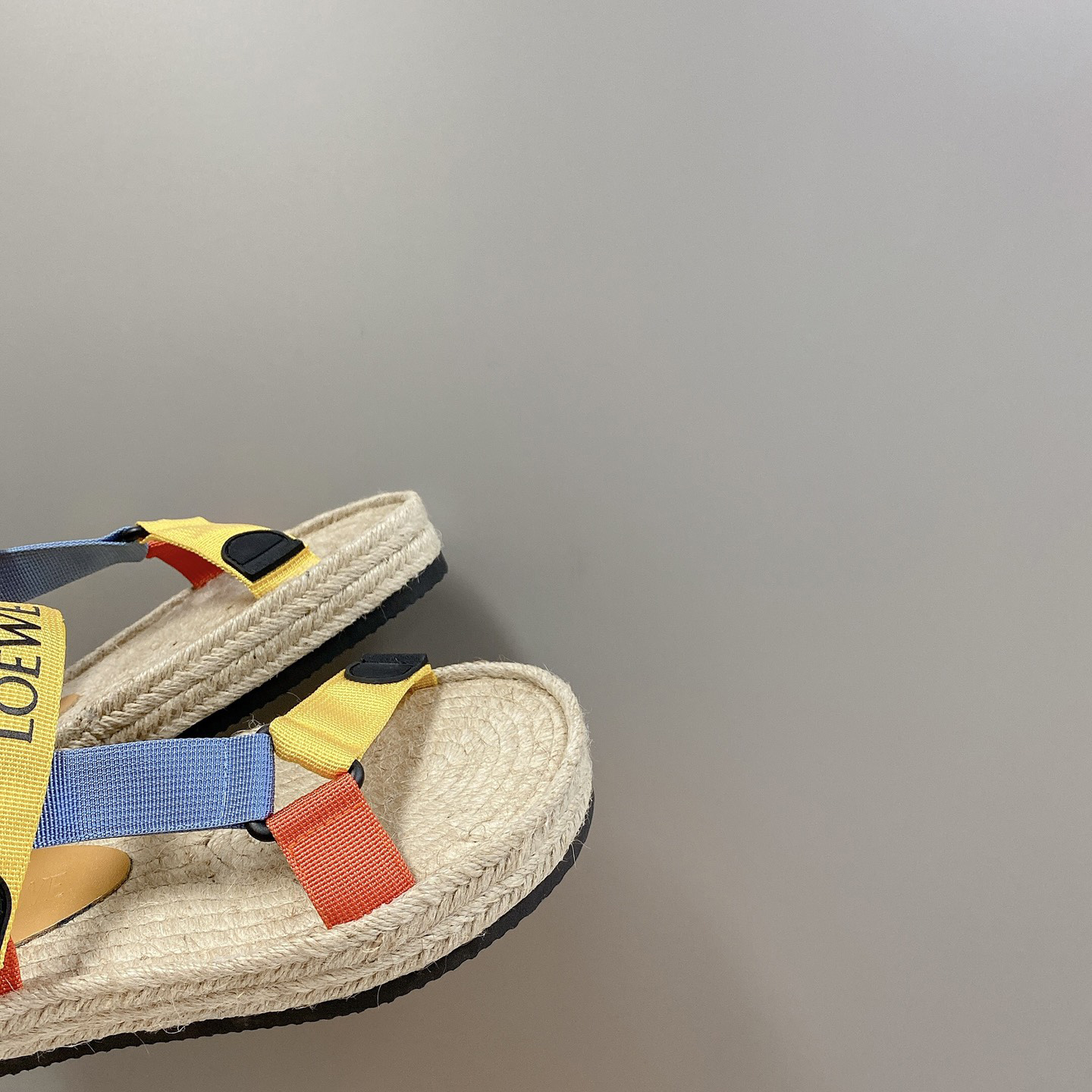 Loewe Strappy Espadrille In Nylon - EUR FASHION
