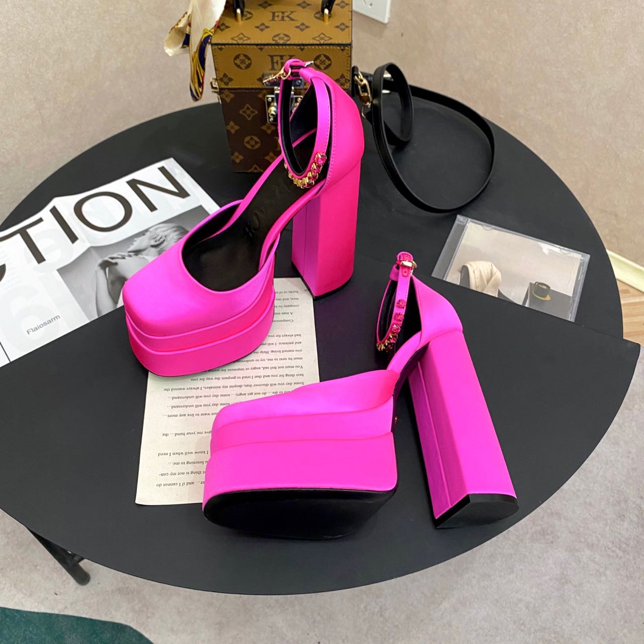 Versace Medusa Aevitsa Platform Pumps(15.5cm) - EUR FASHION