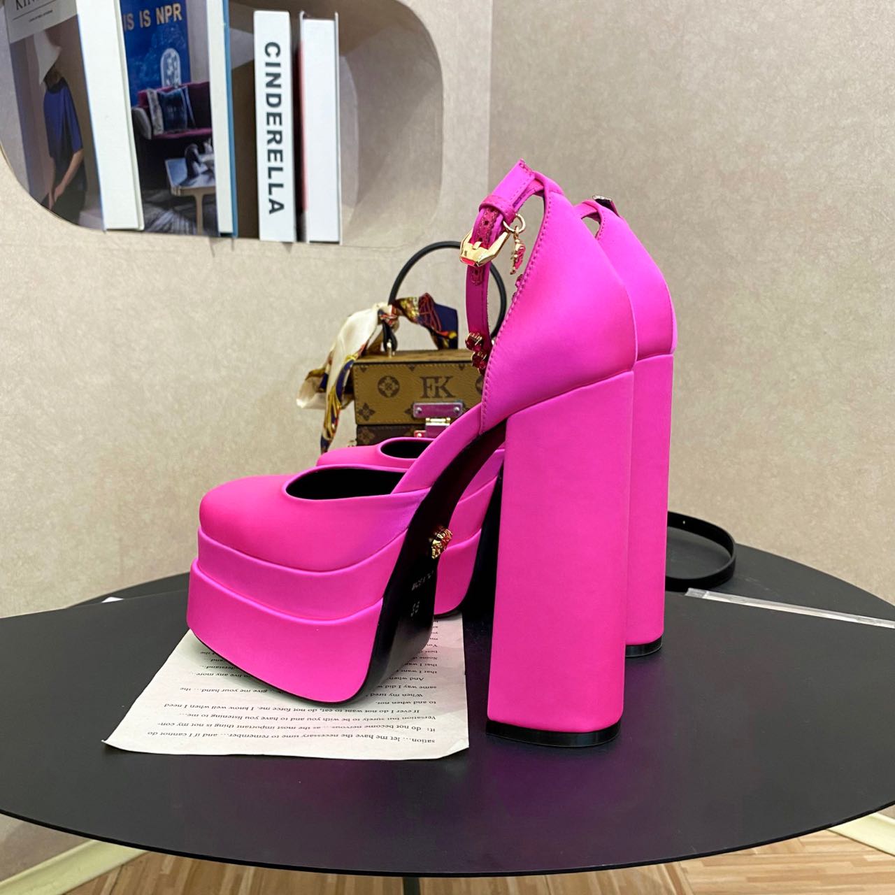 Versace Medusa Aevitsa Platform Pumps(15.5cm) - EUR FASHION