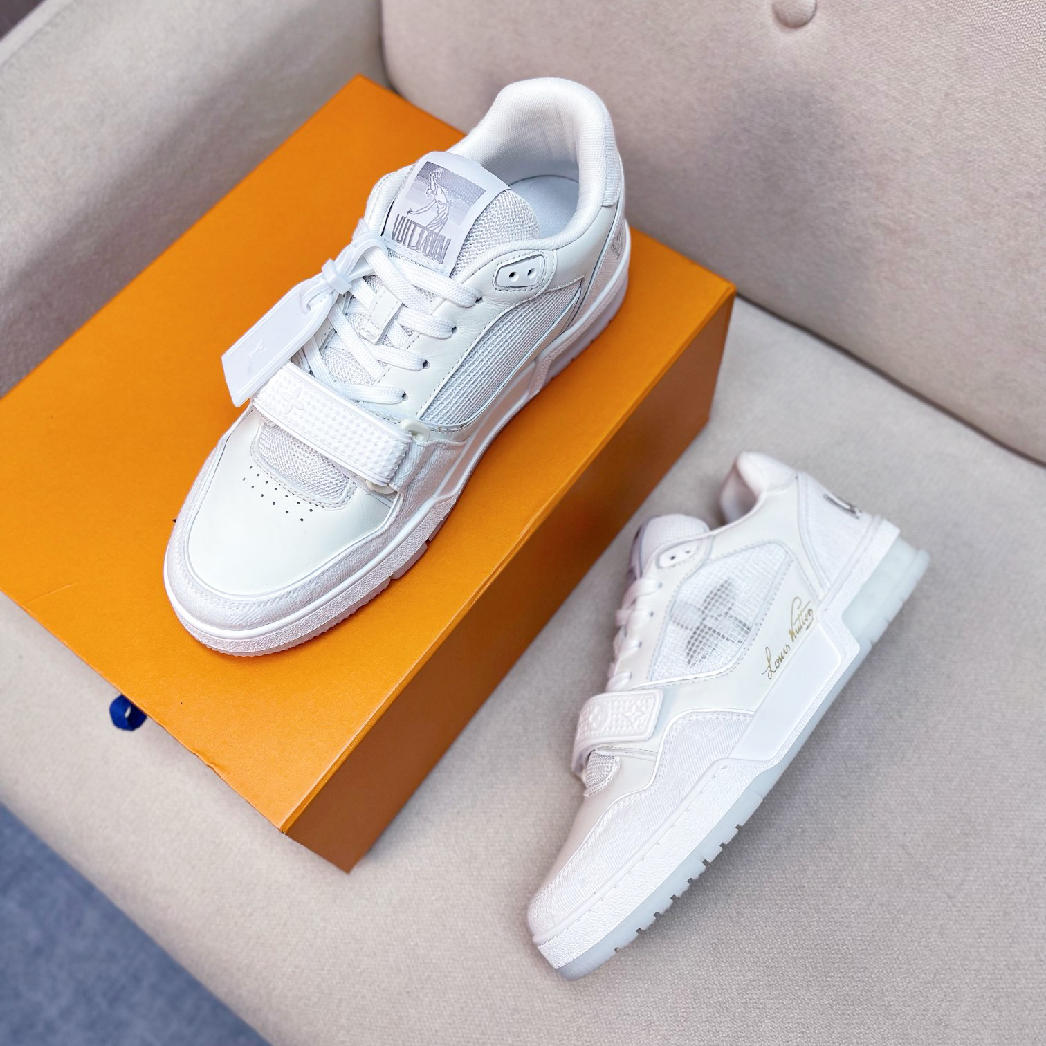 Louis Vuitton Trainer Sneaker(Upon UK Size) - EUR FASHION