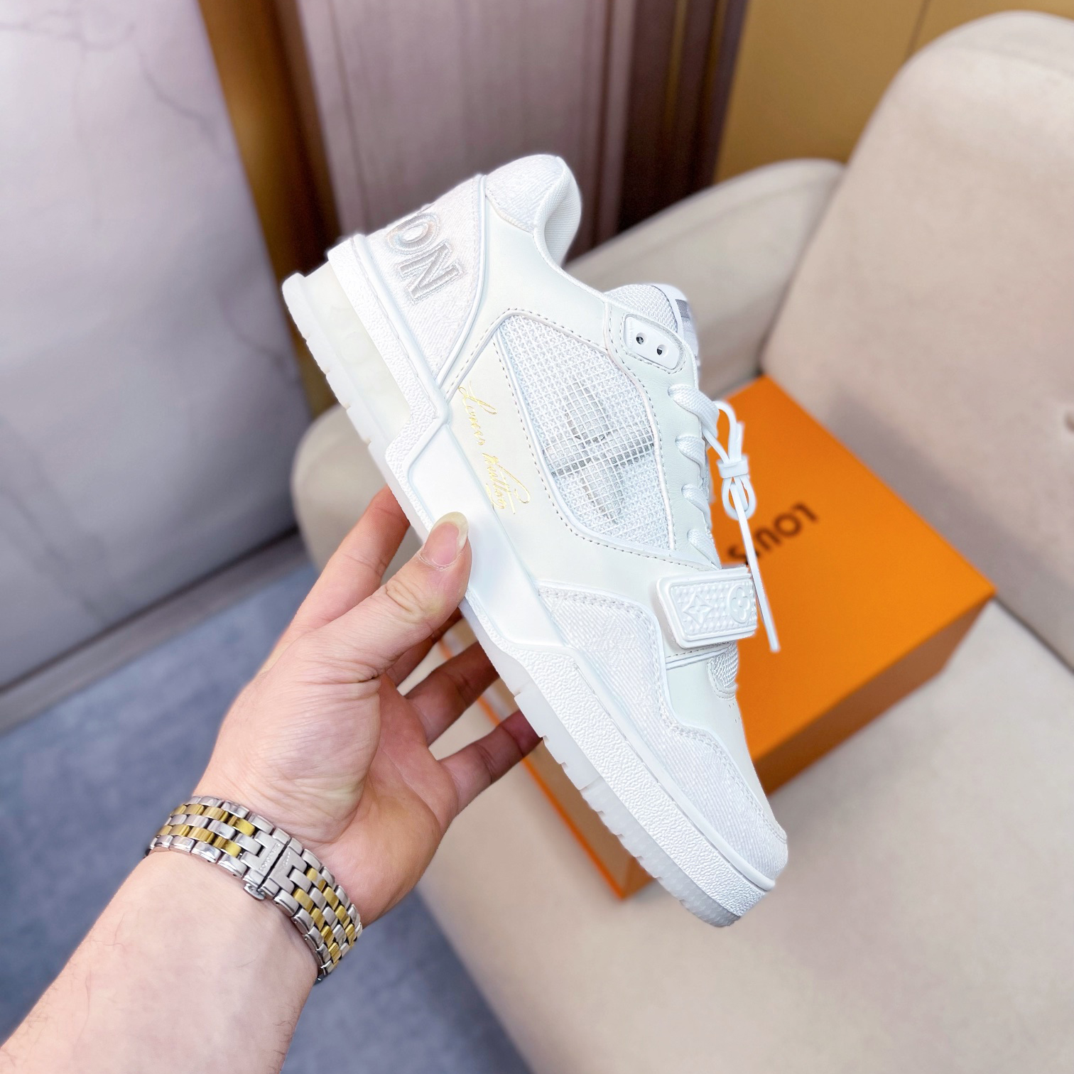 Louis Vuitton Trainer Sneaker(Upon UK Size) - EUR FASHION