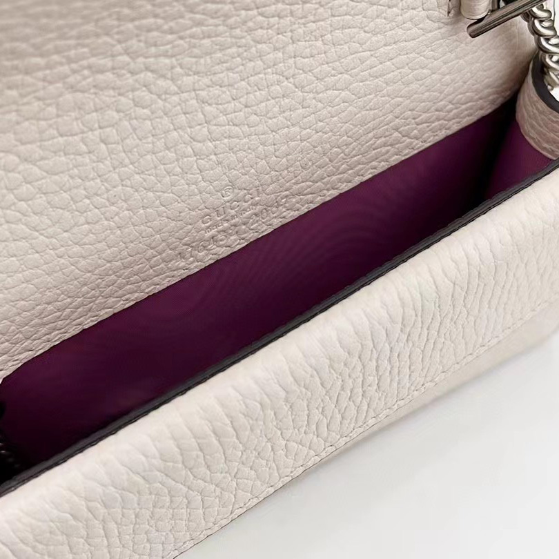 Gucci Dionysus Supermini Ivory Leather Shoulder Bag(16.5-10-4.5CM) - EUR FASHION