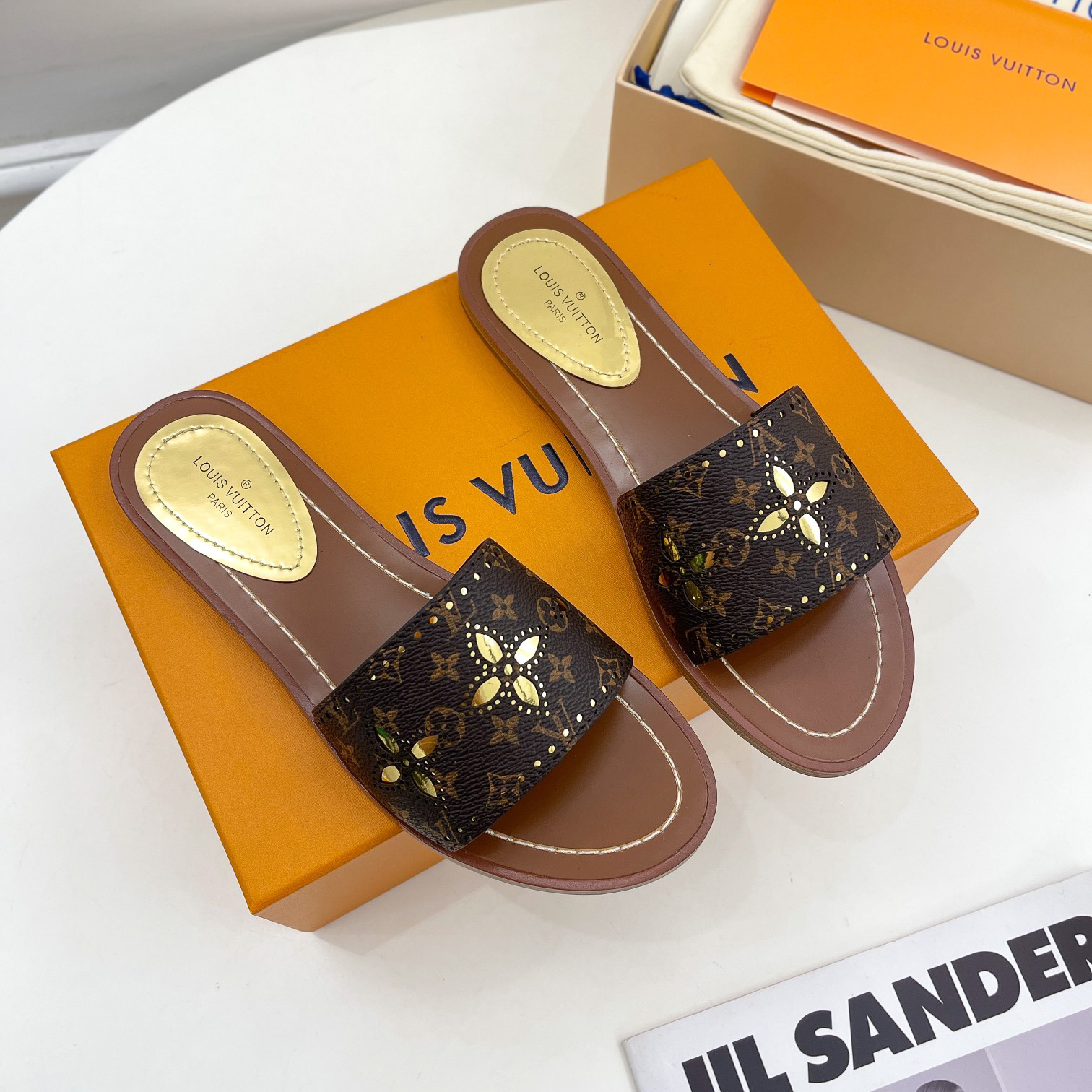 Louis Vuitton Lock It Flat Mule   1A9RC5 - EUR FASHION