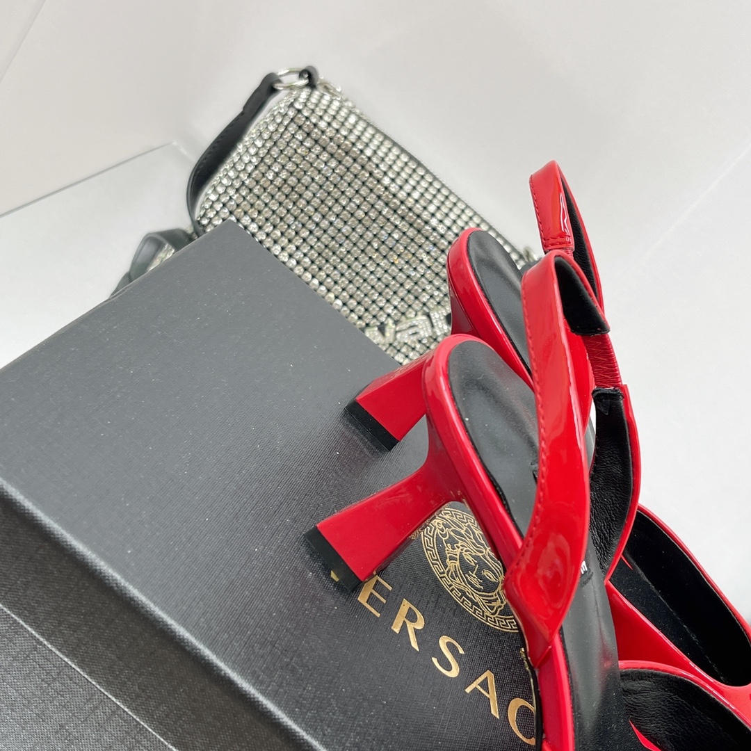 Versace La Medusa Sling-Back Pumps - EUR FASHION