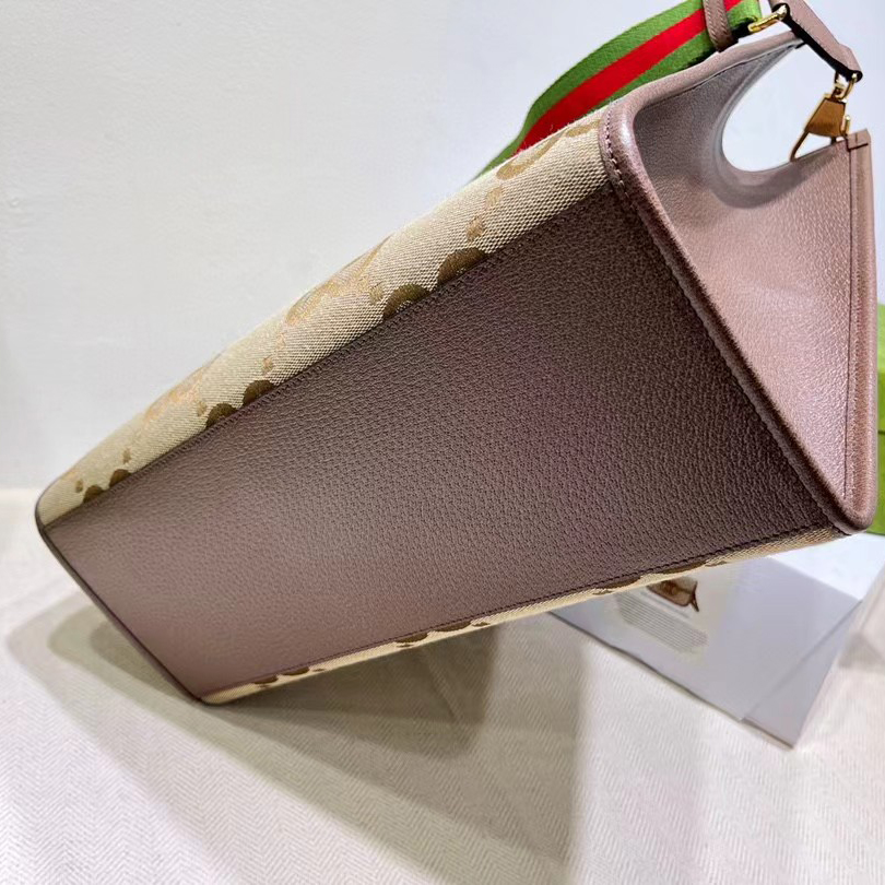 Gucci Tote Bag With Jumbo GG(37-32.5-15cm) - EUR FASHION