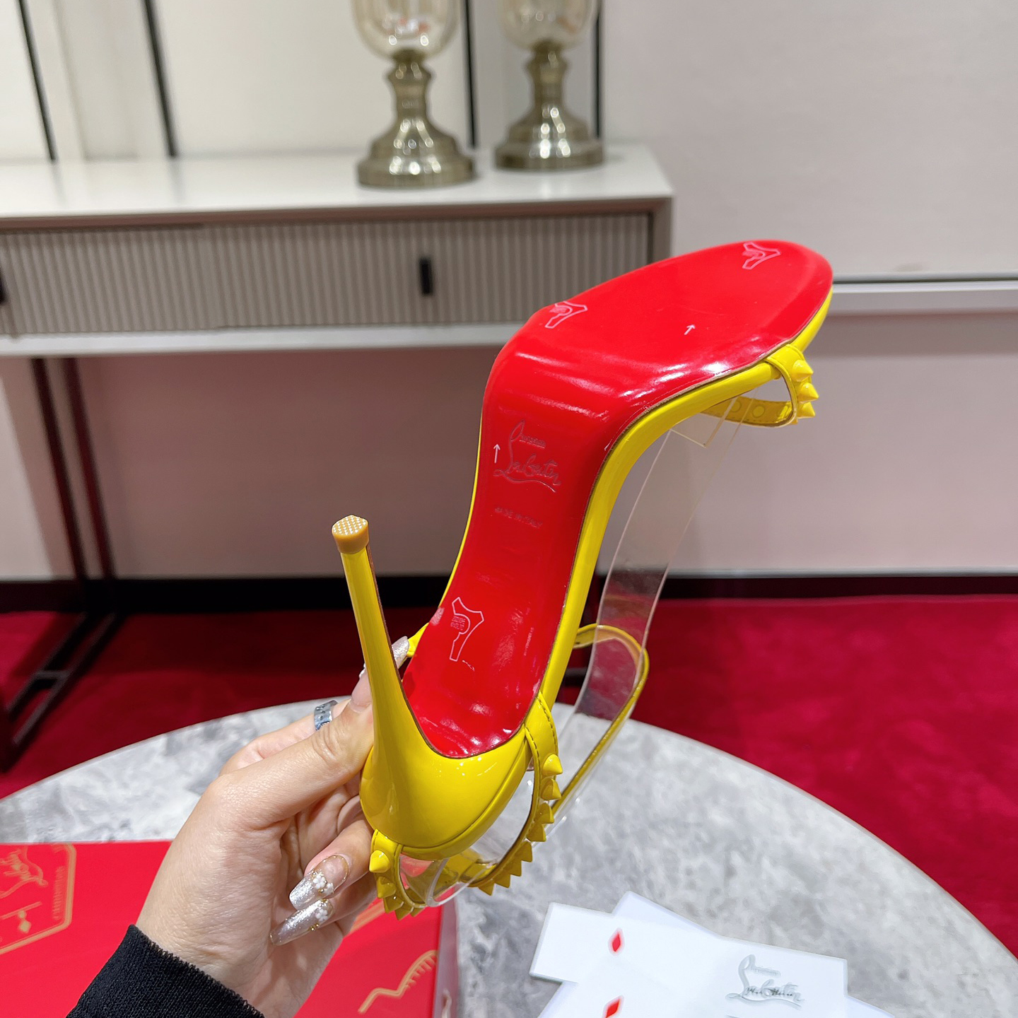 Christian Louboutin So Me Sandal 100MM - EUR FASHION