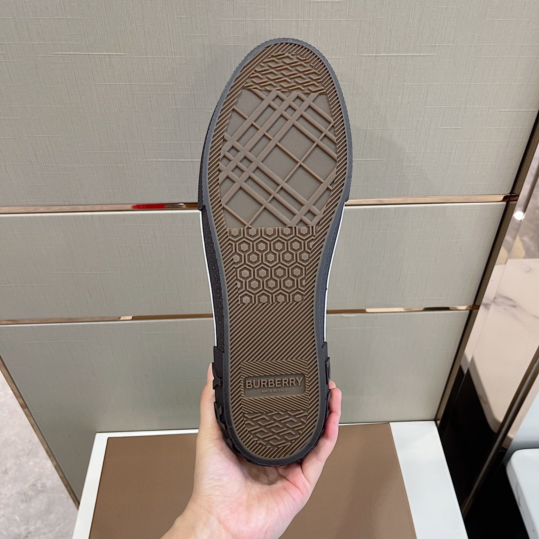Burberry Vintage Check Cotton Sneakers - EUR FASHION