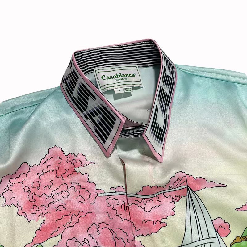 Casablanca Long Sleeves Shirt - EUR FASHION