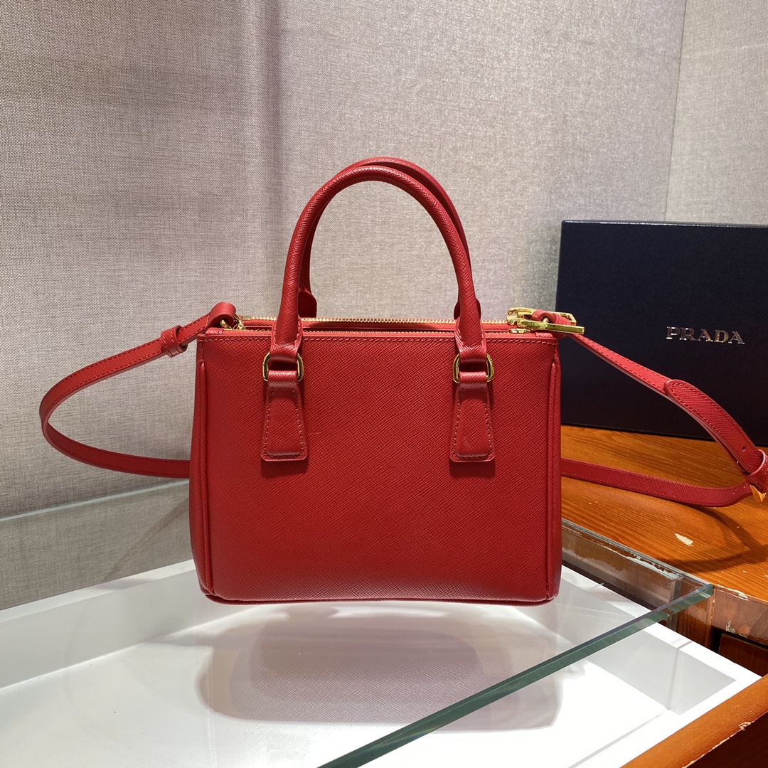 Prada Galleria Saffiano Leather Micro-Bag(20-14.5-9.5cm)   1BA906 - EUR FASHION