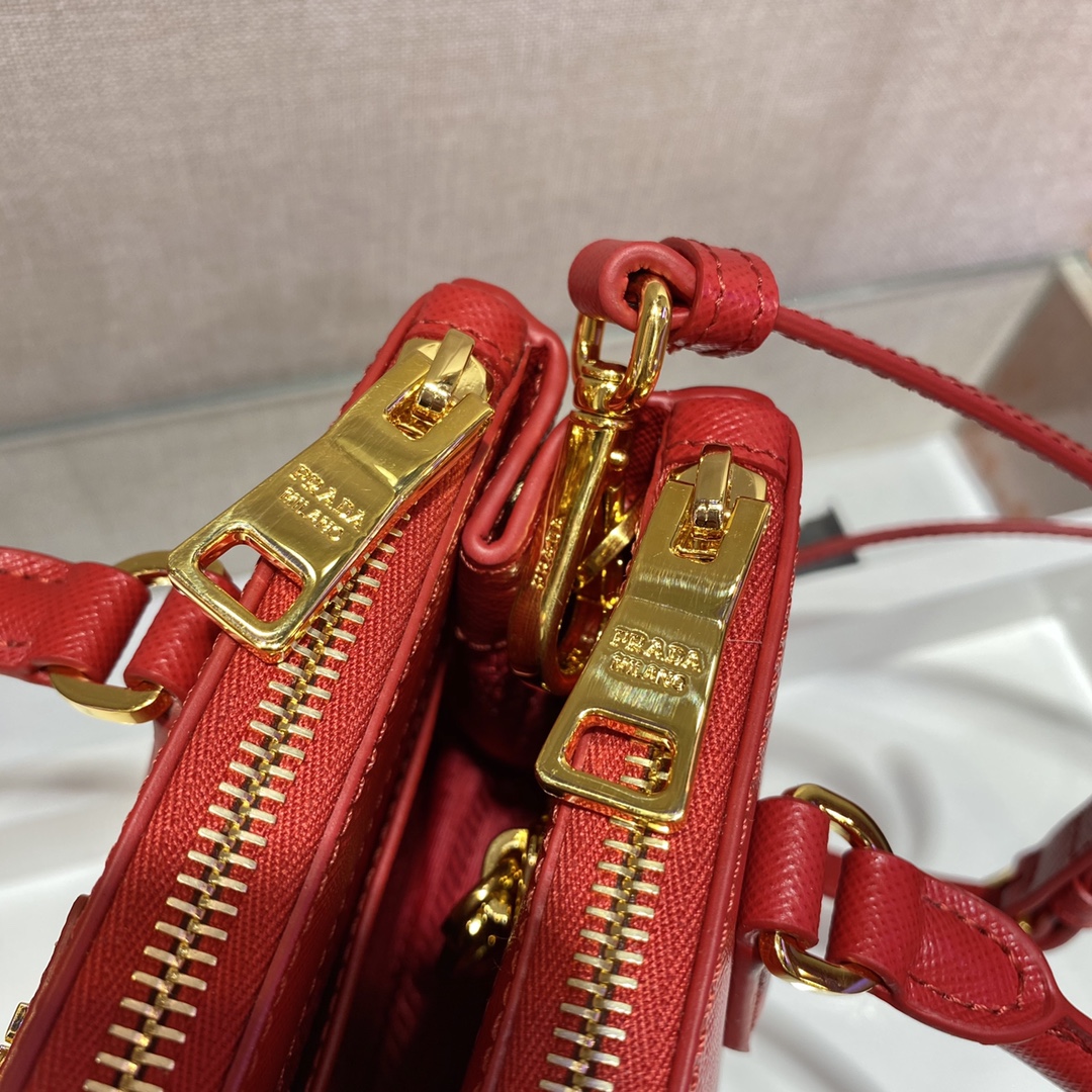Prada Galleria Saffiano Leather Micro-Bag(20-14.5-9.5cm)   1BA906 - EUR FASHION