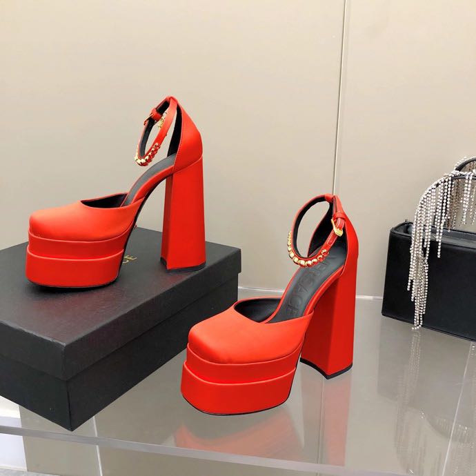 Versace Medusa Aevitsa Platform Pumps(15.5cm) - EUR FASHION