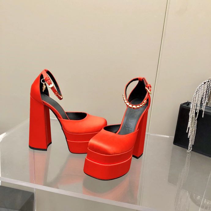 Versace Medusa Aevitsa Platform Pumps(15.5cm) - EUR FASHION