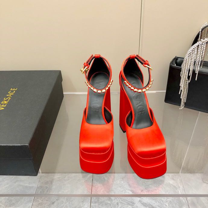 Versace Medusa Aevitsa Platform Pumps(15.5cm) - EUR FASHION