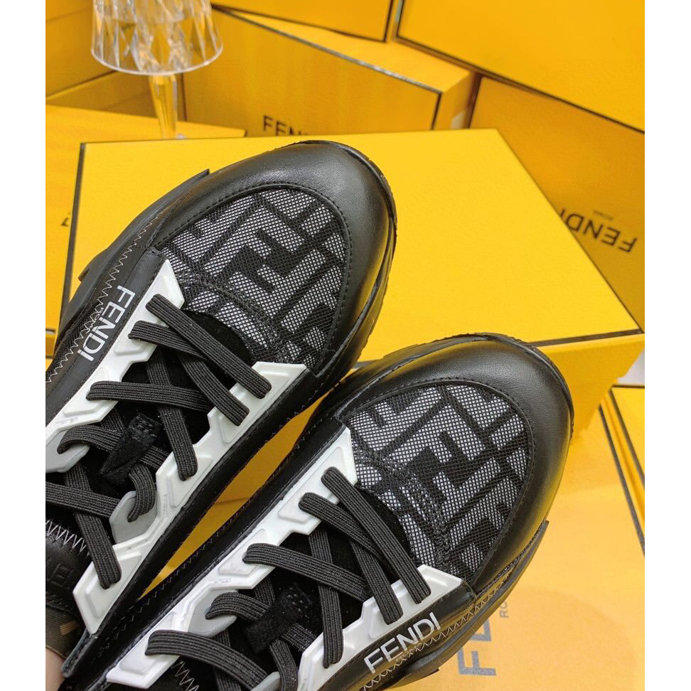 Fendi Flow Beige Suede Low-Tops Sneakers - EUR FASHION