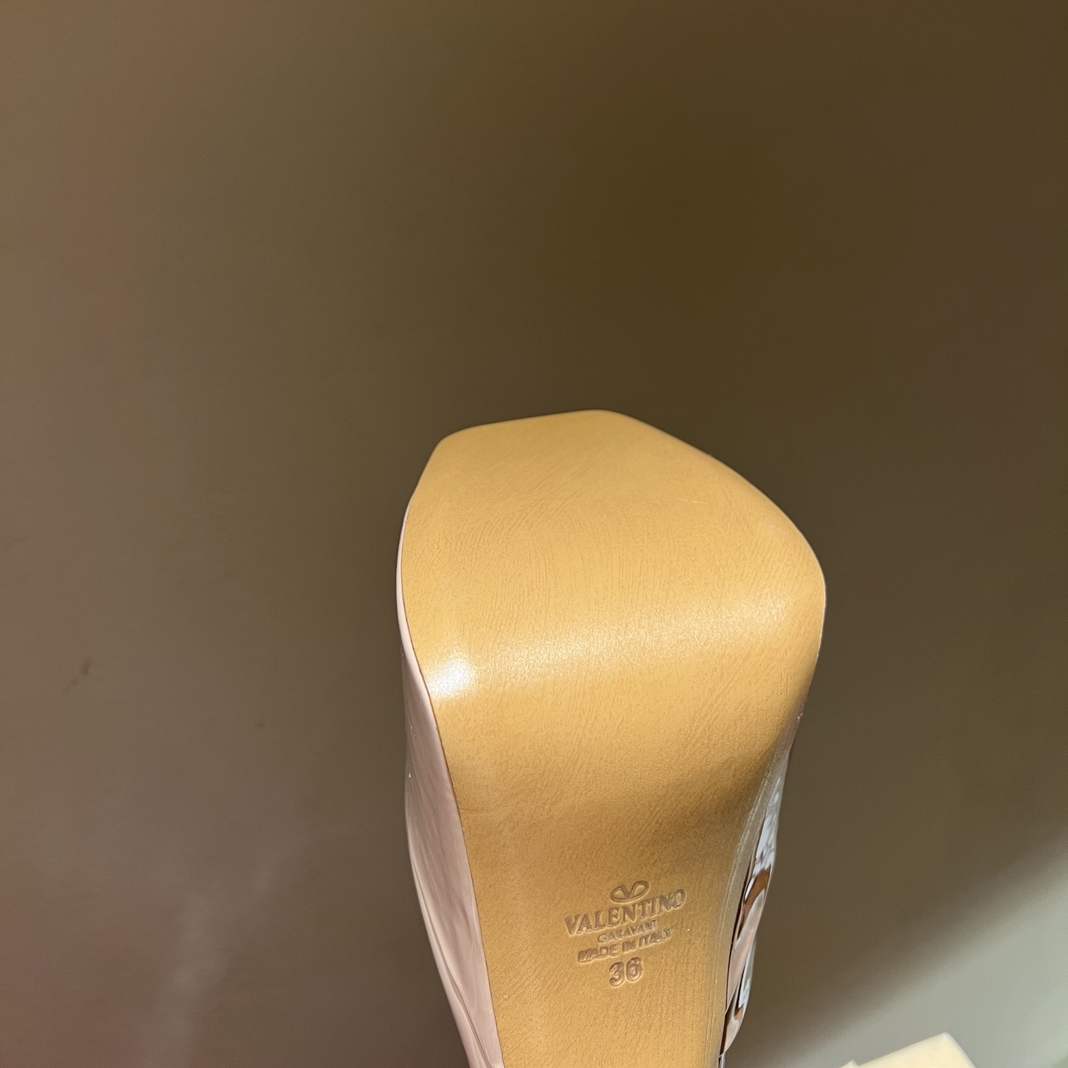 Valenti Garavani Tan-Go Platform Pump In Patent Leather  155 MM - EUR FASHION