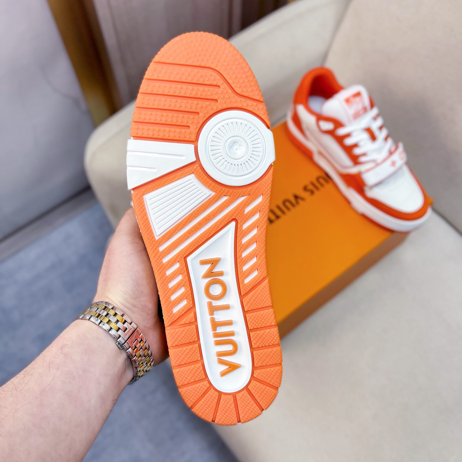 Louis Vuitton Trainer Sneaker(upon uk size) - EUR FASHION