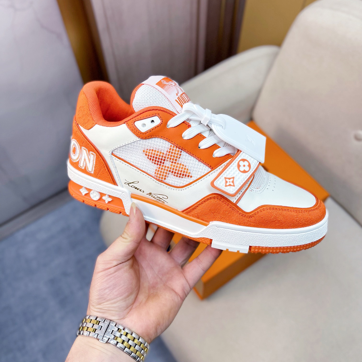 Louis Vuitton Trainer Sneaker(upon uk size) - EUR FASHION