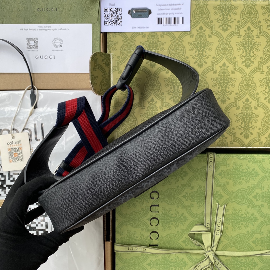 Gucci GG Black Belt Bag(24-14-5CM) - EUR FASHION
