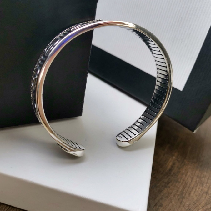 Gucci Bracelet With Double G In Silver - EUR FASHION