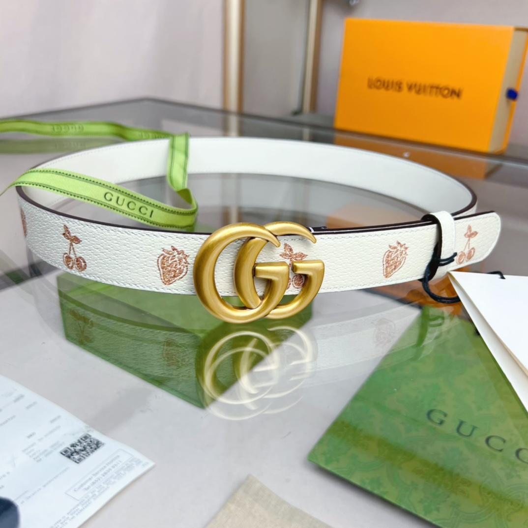 Gucci  GG Marmont Thin Belt - EUR FASHION