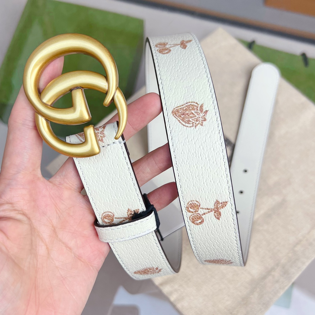 Gucci  GG Marmont Thin Belt - EUR FASHION