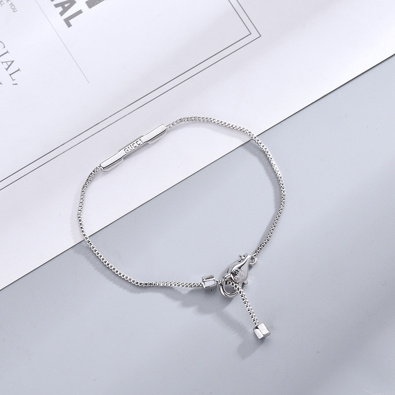 Gucci  Link To Love Bracelet With 'Gucci' Bar - EUR FASHION
