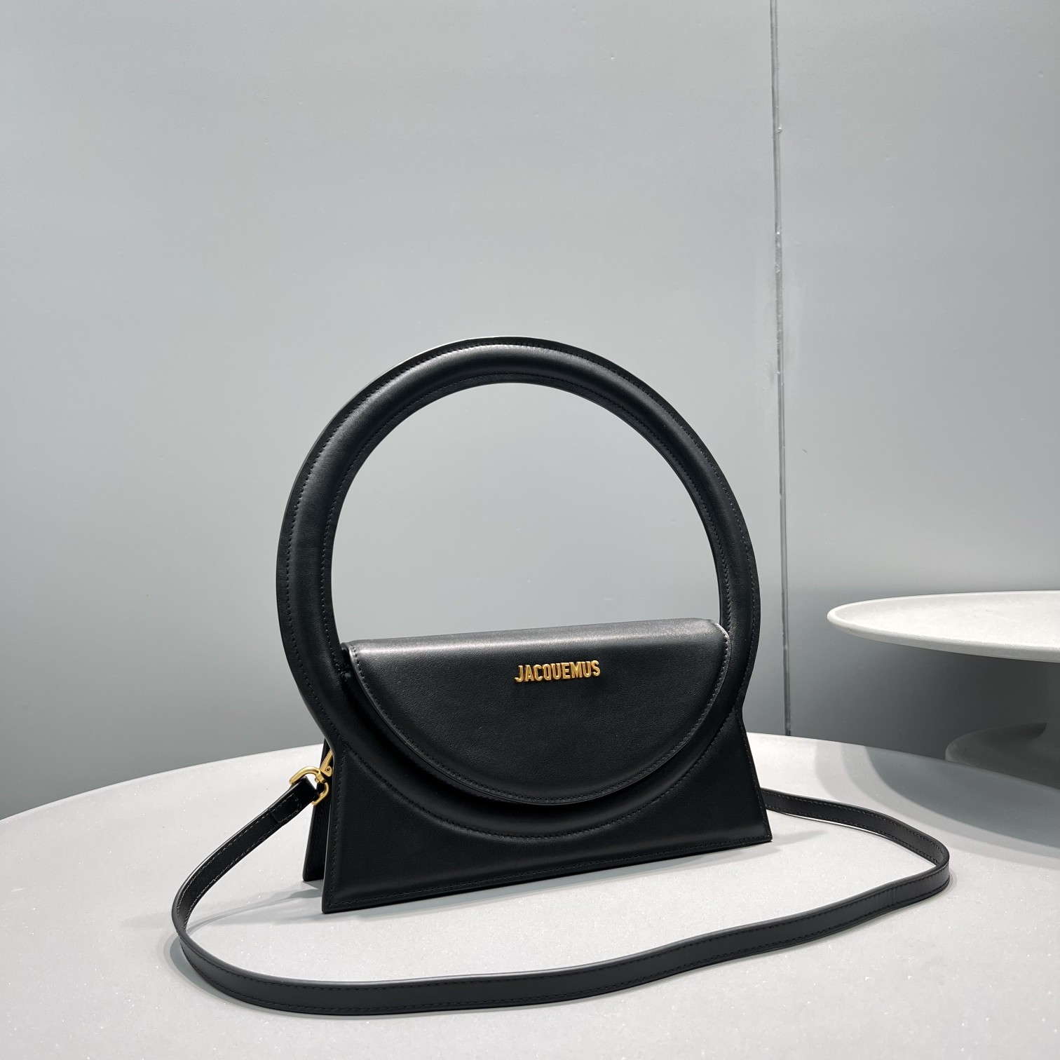 Jacquemus Le Sac Rond Circle Purse In Black(26-13-6cm) - EUR FASHION