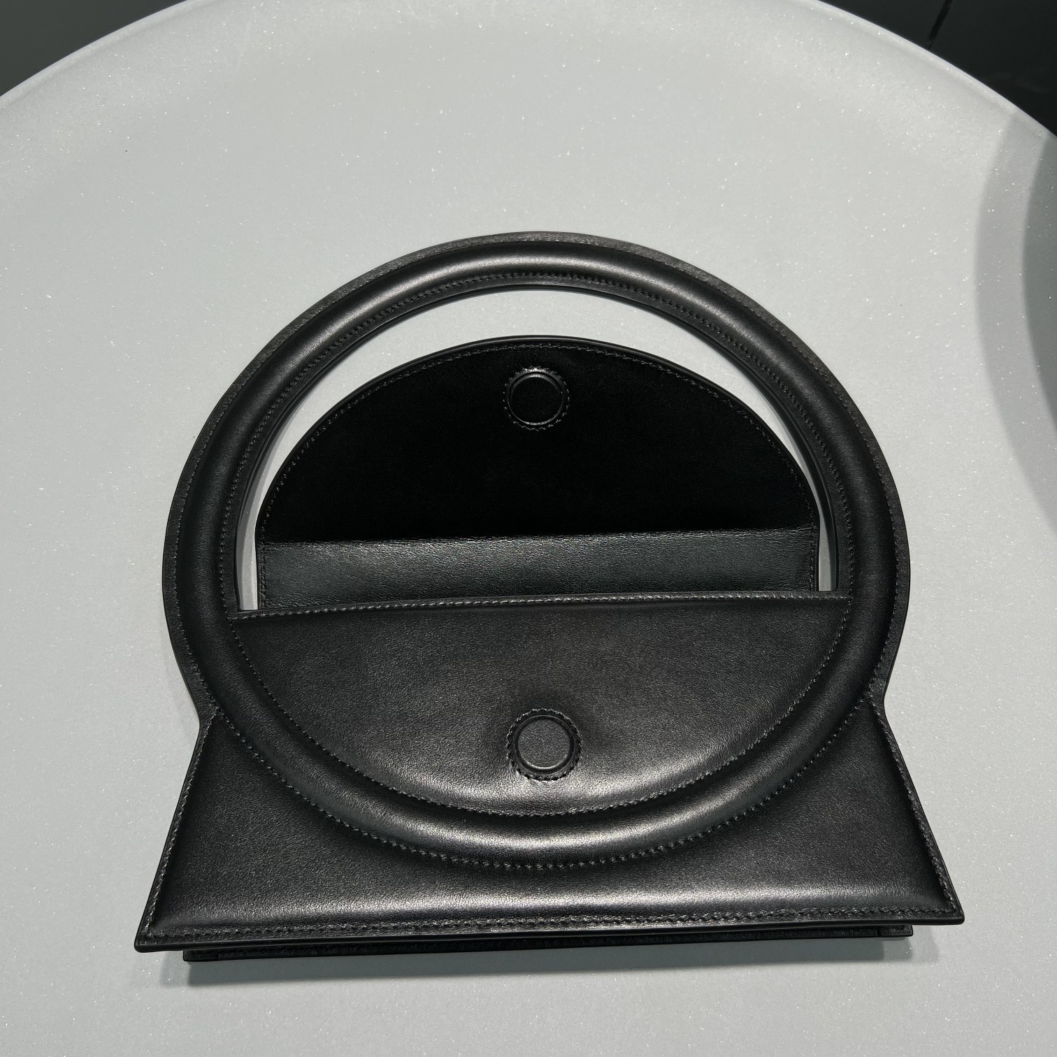 Jacquemus Le Sac Rond Circle Purse In Black(26-13-6cm) - EUR FASHION