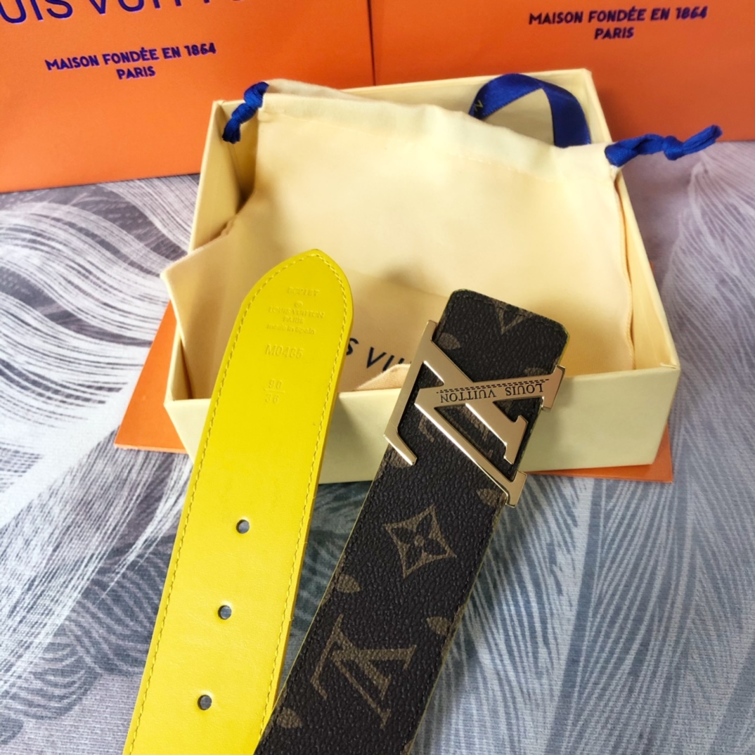 Louis Vuitton LV Pyramide Cities Exclusive 40MM Reversible Belt—London - EUR FASHION