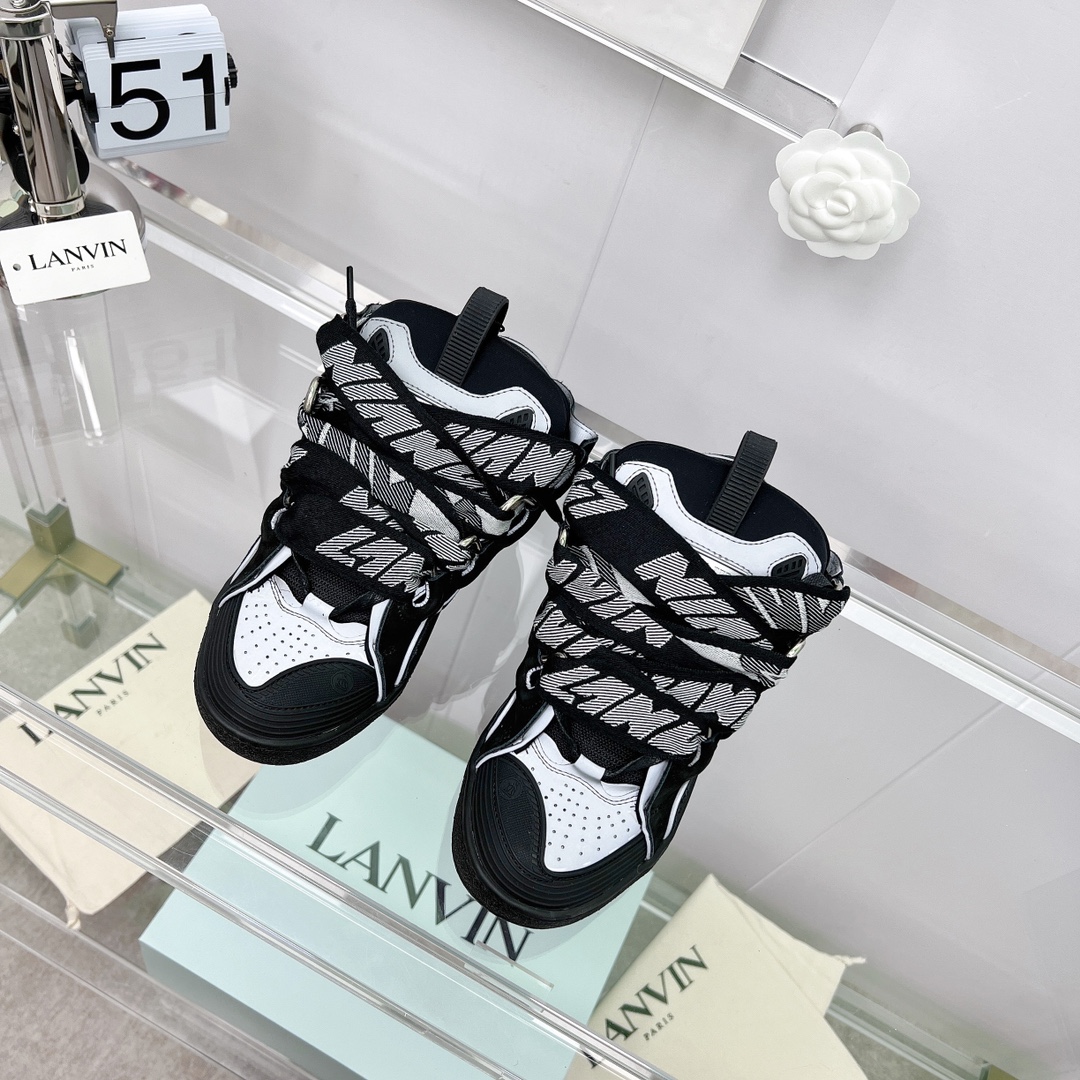 Lanvin Curb Sneakers - EUR FASHION