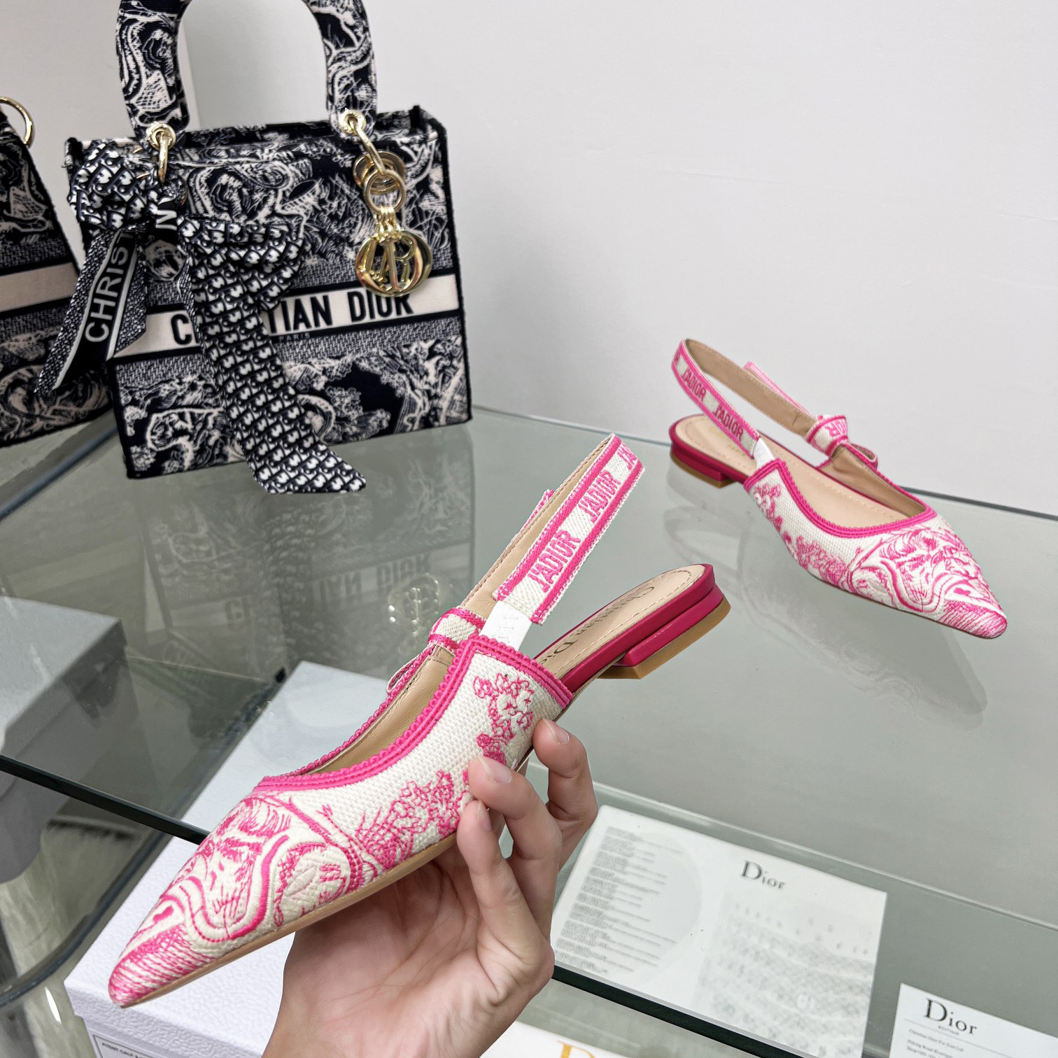 Dior J'adior Slingback Ballerina Flat - EUR FASHION
