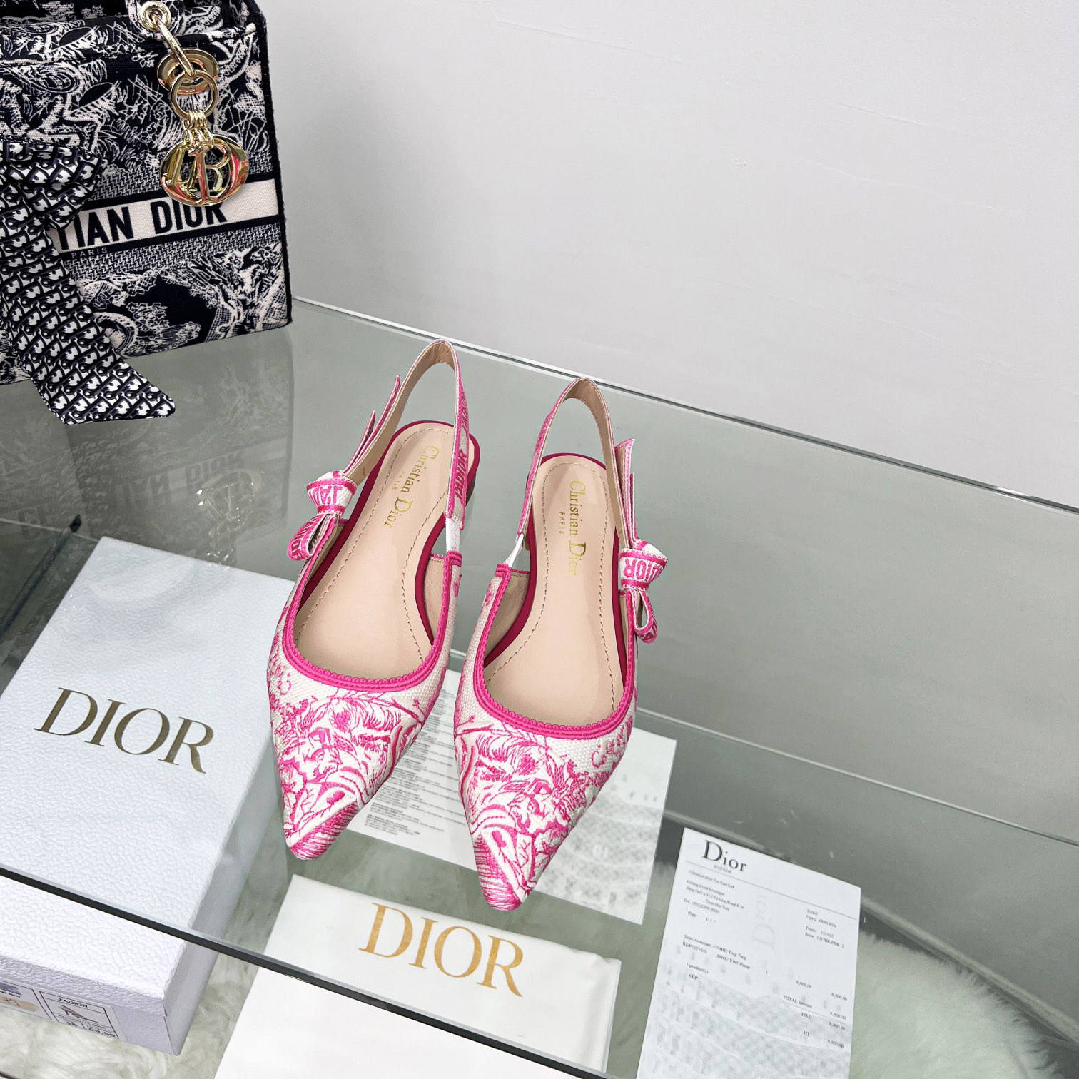 Dior J'adior Slingback Ballerina Flat - EUR FASHION