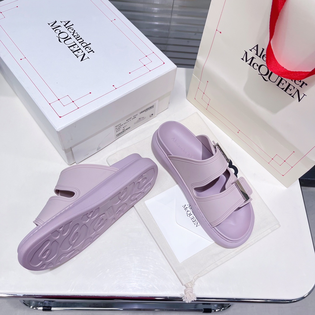 Alexander Mqueen Women's Hybrid Slide In Lilac - EUR FASHION