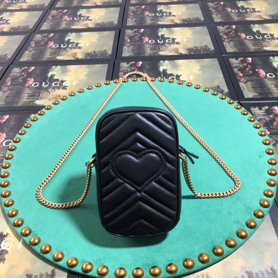 Gucci GG Marmont Mini Bag(10.5-17-5cm) - EUR FASHION