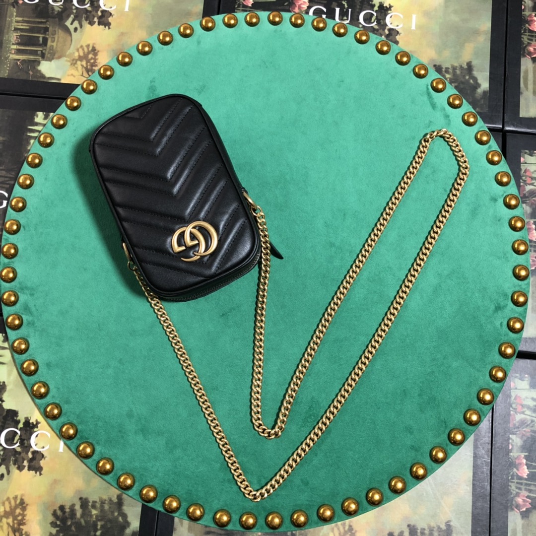 Gucci GG Marmont Mini Bag(10.5-17-5cm) - EUR FASHION