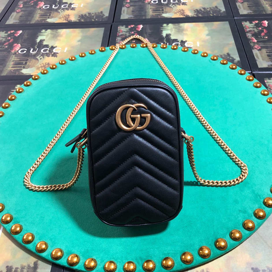 Gucci GG Marmont Mini Bag(10.5-17-5cm) - EUR FASHION