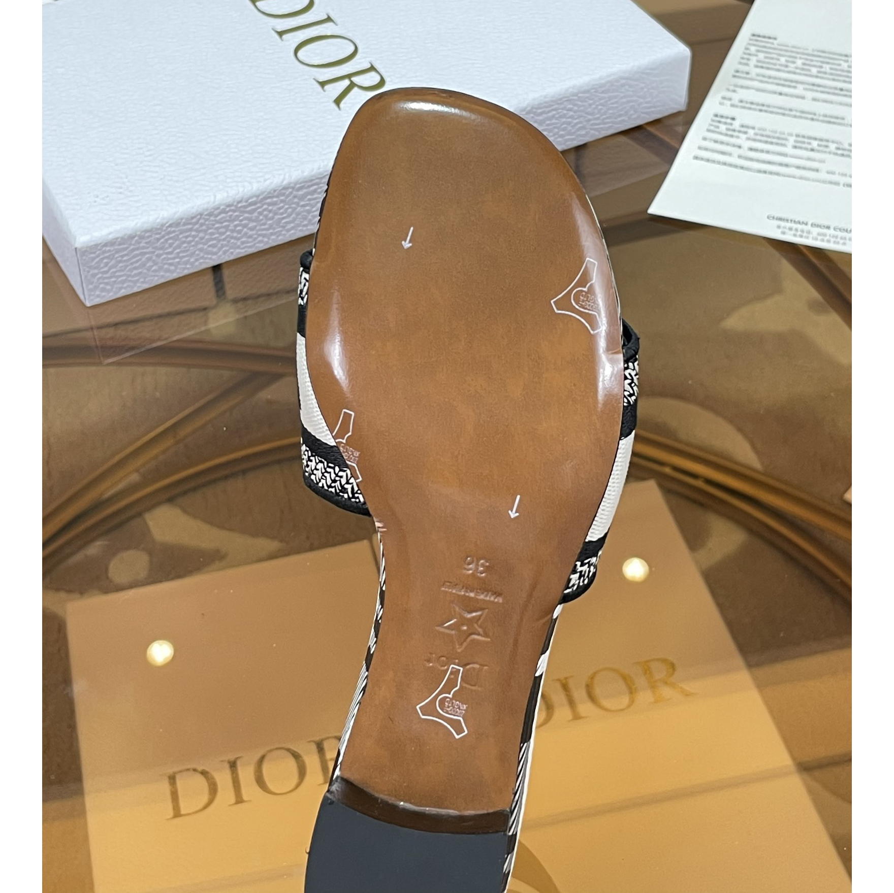 Dior Dway Heeled Slide - EUR FASHION