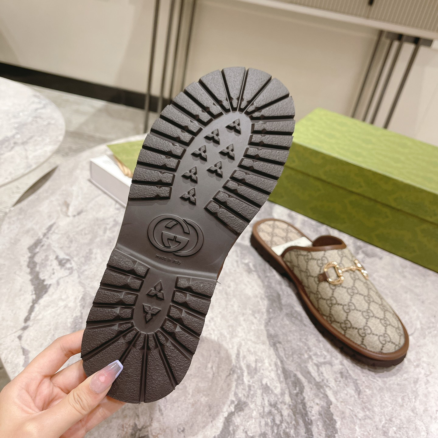 Gucci Men's Slipper With Horsebit - EUR FASHION