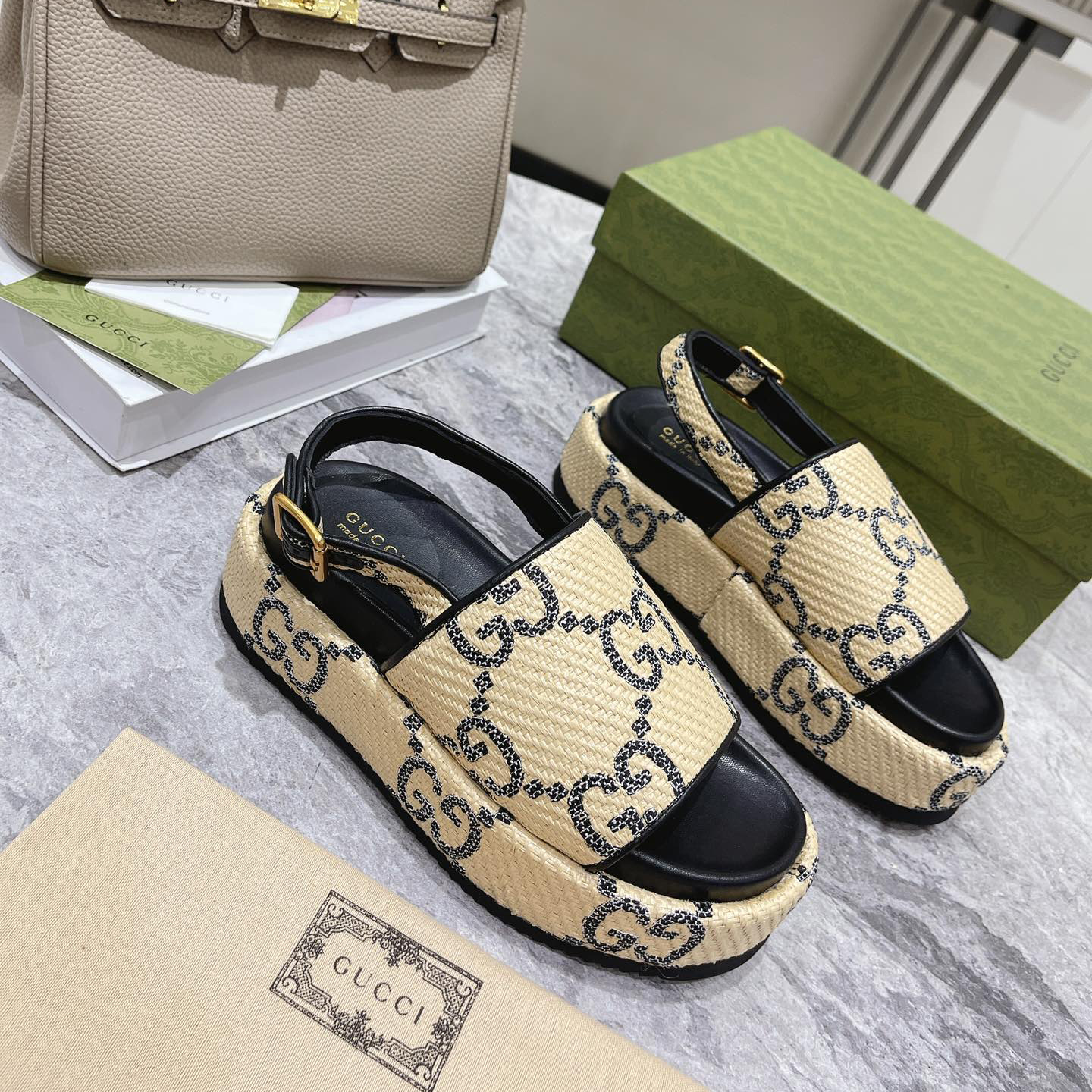 Gucci GG Platform Sandal - EUR FASHION