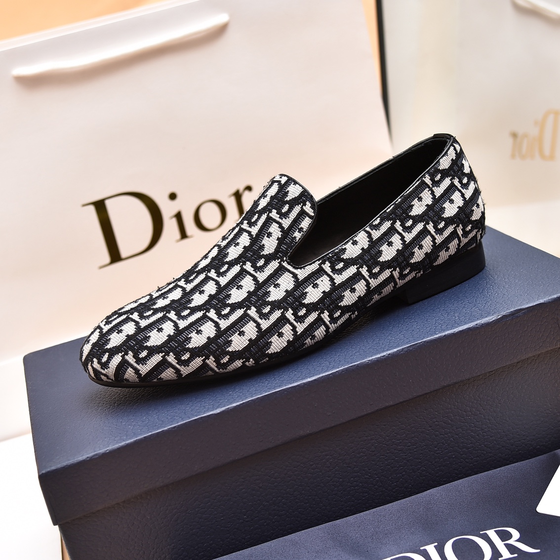Dior Obique Jacquard Loafer - EUR FASHION