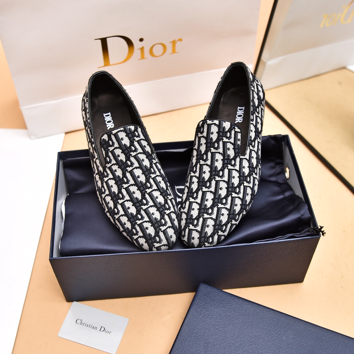 Dior Obique Jacquard Loafer - EUR FASHION