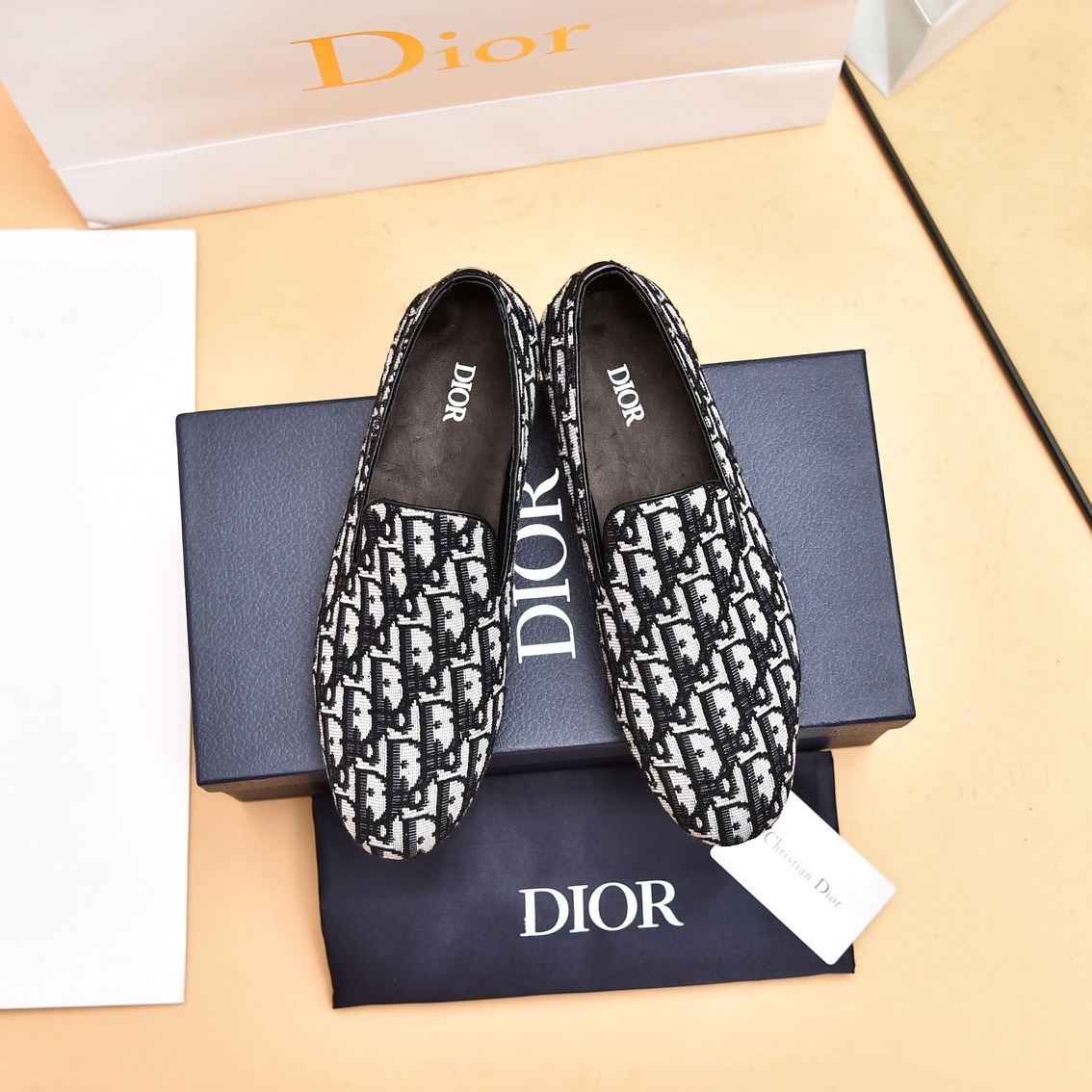 Dior Obique Jacquard Loafer - EUR FASHION