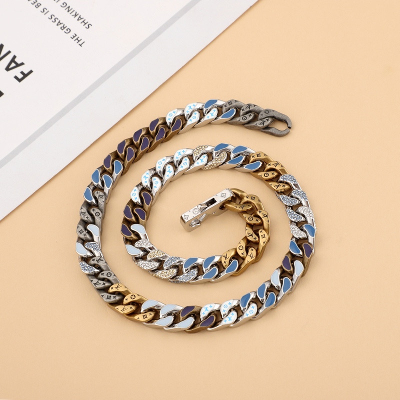 Louis Vuitton LV Chain Links Necklace MP2773  50cm    - EUR FASHION