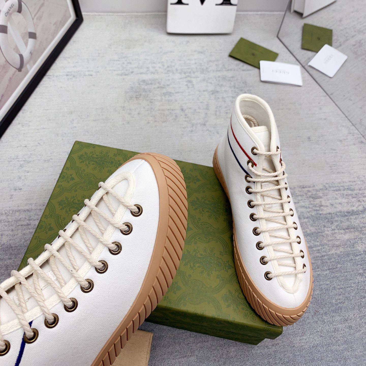 Gucci Interlocking G High-Top Sneaker - EUR FASHION