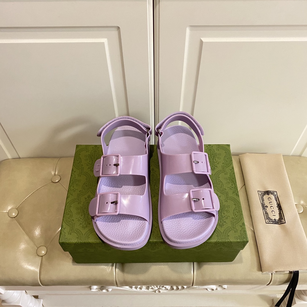 Gucci Women's Sandal With Mini Double G - EUR FASHION